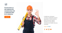 Industria De Construccion - Descarga De Plantilla HTML