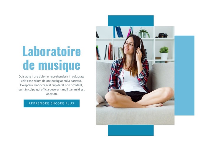 Laboratoire de musique Conception de site Web