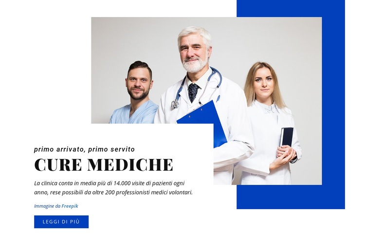 Le funzioni dell'assistenza medica Tema WordPress