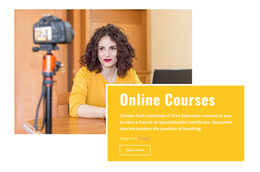 Be A Famous YouTube Vlogger - One Page Html Template