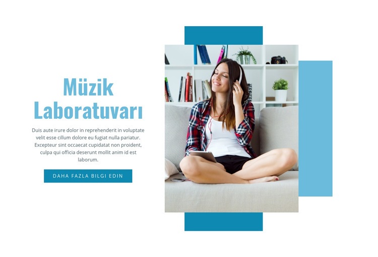 Müzik Laboratuvarı Html Web Sitesi Oluşturucu