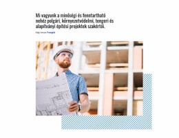 Épületbiztonság - HTML Websablon