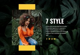 Top 7 Style Single Page Template