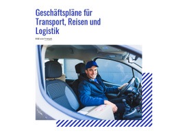 Transport-, Reise- Und Logistikpläne - Zielseite