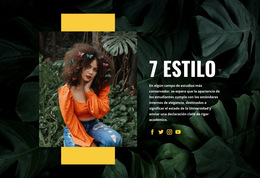 Estilo Top 7 - Plantilla De Creación De Sitios Web