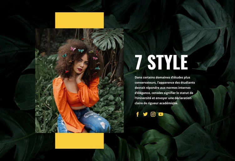 Top 7 des styles Modèle HTML5