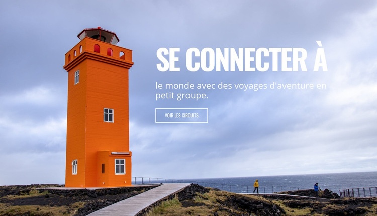 Connectez-vous à la nature Page de destination