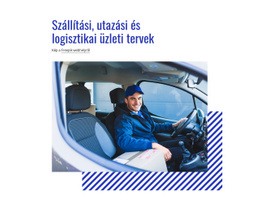 Szállítási, Utazási És Logisztikai Tervek – Webhelytervező Sablon