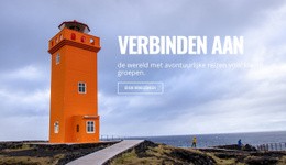 Maak Verbinding Met De Natuur Sjabloon HTML CSS Responsief