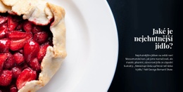 Nejchutnější A Nejchutnější Jídlo Šablona