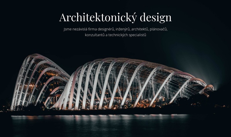 Architektonický design Šablona CSS
