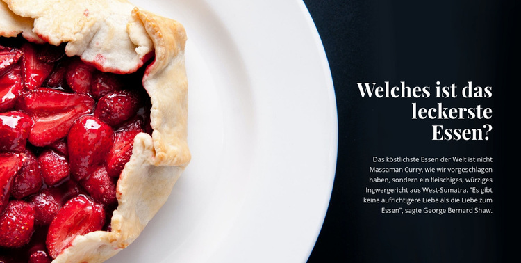 Das leckerste und leckerste Essen WordPress-Theme