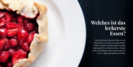 Das Leckerste Und Leckerste Essen - Großartige Zielseite