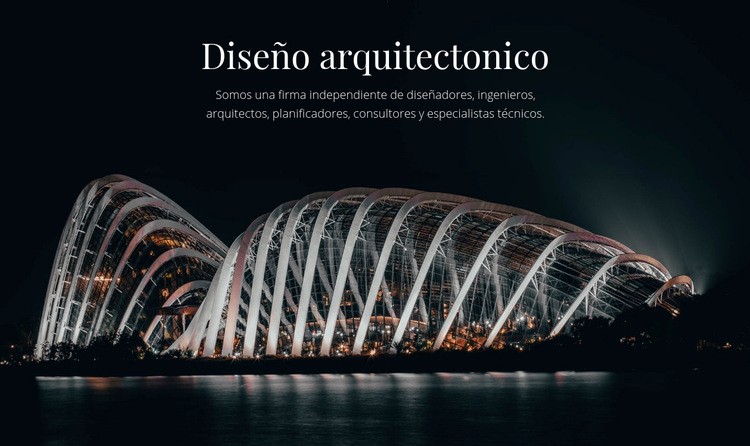 Diseño arquitectonico Creador de sitios web HTML