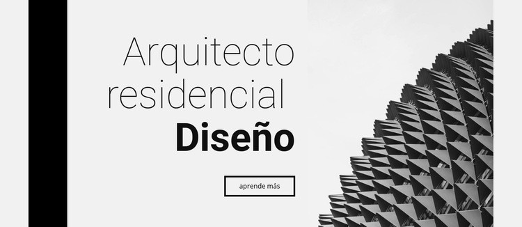 Diseño residencial Plantillas de creación de sitios web