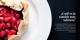 HTML5 Gratuito Para La Comida Más Sabrosa Y Deliciosa