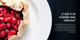 La Comida Más Sabrosa Y Deliciosa - Plantilla Premium De Joomla