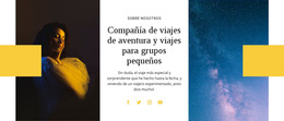 Viajes Grupales De Verano - Plantilla De Página De Destino