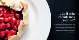 La Comida Más Sabrosa Y Deliciosa - Descarga De Plantilla De Sitio Web