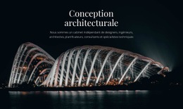 Conception Architecturale - Design HTML Page Online