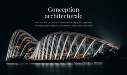 Conception Architecturale - Thème WordPress Réactif