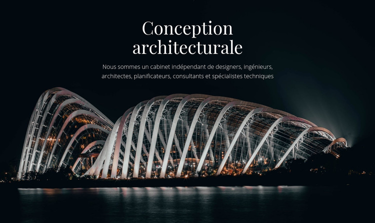 Conception architecturale Thème WordPress