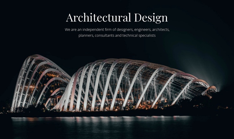 Architectural design Html Code Example