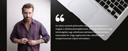 HTML-Terv Ehhez: Idézet Az Üzletről