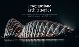 Progettazione Architettonica - Tema WordPress Reattivo