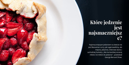 Witryna WordPress Dla Najsmaczniejsze I Pyszne Jedzenie