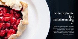 Najsmaczniejsze I Pyszne Jedzenie Szablon