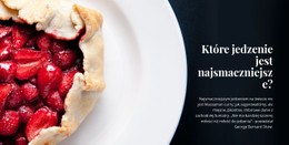 Darmowy HTML5 Dla Najsmaczniejsze I Pyszne Jedzenie