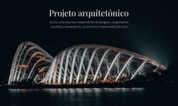 Projeto Arquitetônico Modelo De Site CSS Gratuito