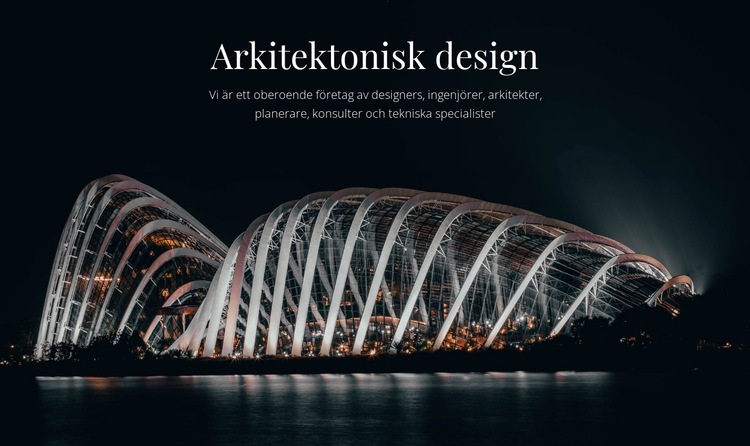 Arkitektonisk design Mall