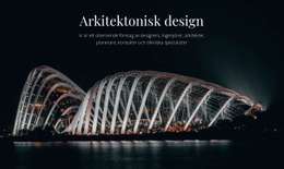 Arkitektonisk Design - Enkel Webbplatsmall