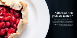 Godaste Och Godaste Maten - Nedladdning Av Webbplatsmall