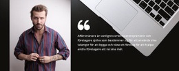 Citat Om Affärer - Mall För Webbdesign