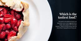 Tastiest And Delicious Food Template
