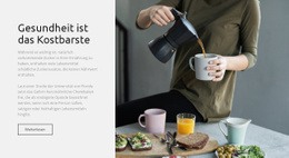 Gesundheit Ist Das Kostbarste HTML-Vorlage