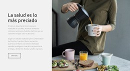 La Salud Es Lo Más Preciado - Descarga Gratuita De Plantilla HTML5