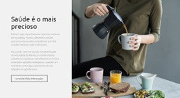 Saúde É O Mais Precioso - Design Criativo De Sites Multiuso