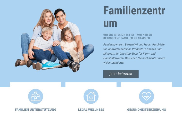 Pädiatrische Gesundheitsversorgung HTML Website Builder