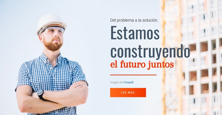 Estamos construyendo futuro Plantilla HTML5