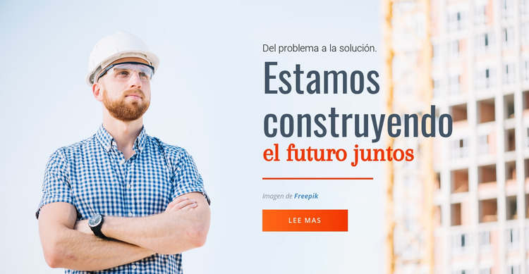 Estamos construyendo futuro Plantilla Joomla