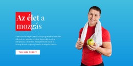 Az Élet Mozgás – Reszponzív Webhelysablon