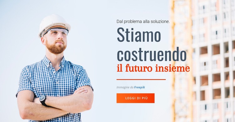 Stiamo costruendo il futuro Modelli di Website Builder