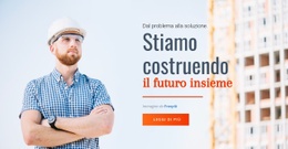 Modello Online Gratuito Per Stiamo Costruendo Il Futuro