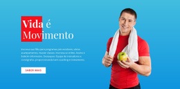 Vida É Movimento - Design Criativo De Sites Multiuso