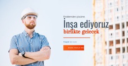 Geleceği İnşa Ediyoruz Için Harika Açılış Sayfası