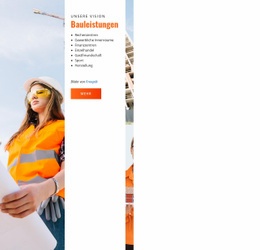 Atemberaubendes Webdesign Für Bauleistungen